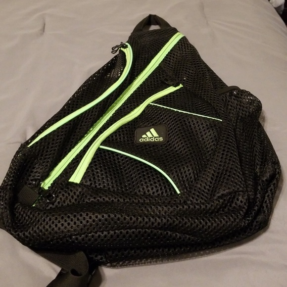 adidas one strap mesh backpack